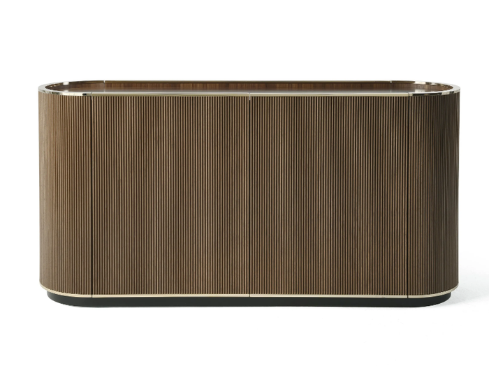 TANGERI - Multi-layer wood sideboard with doors _ ETRO Home Interiors